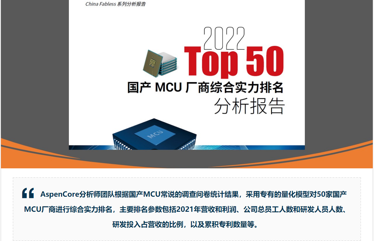 航顺HK32MCU仅用四年强势跻身中国MCU TOP5